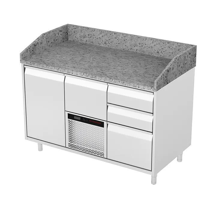 Galds ledusskapis ar granīta virsmu P240 1300mm