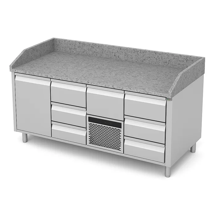 Galds ledusskapis ar granīta virsmu P345 1720mm