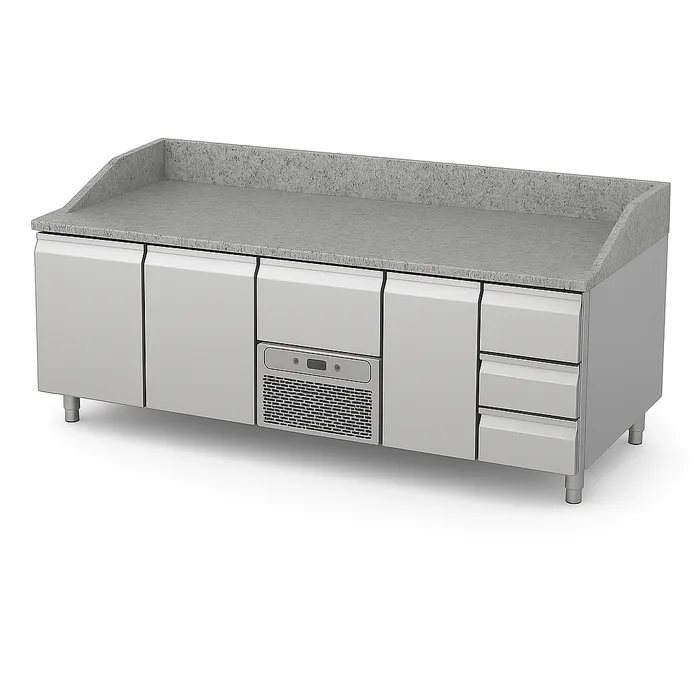 Galds ledusskapis ar granīta virsmu P443 2130mm
